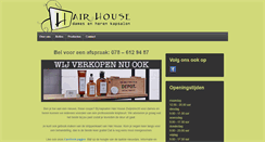 Desktop Screenshot of hair-house.nl