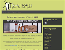 Tablet Screenshot of hair-house.nl